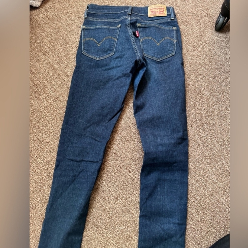 Levi's 710 Women's Dark Blue Skinny Jeans Bundle